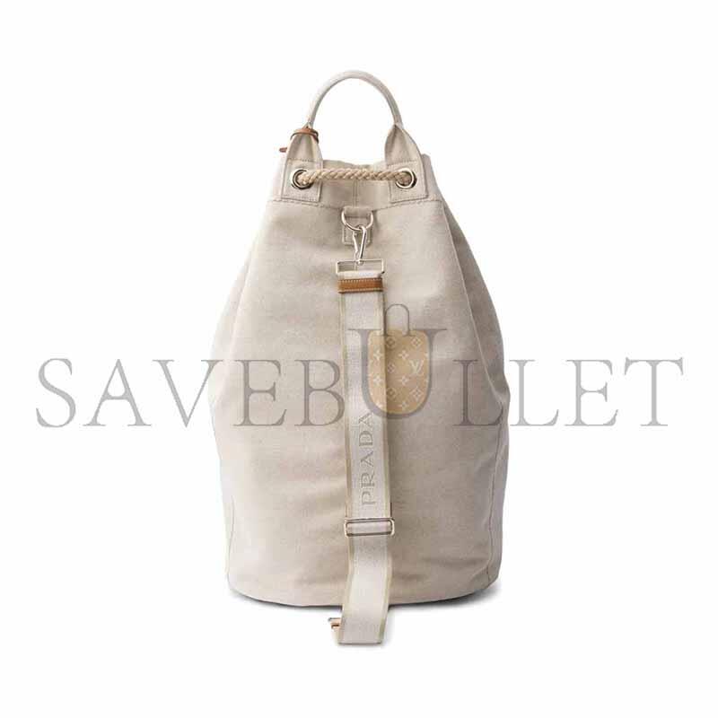 PRADA CANVAS DRAWSTRING DUFFLE BAG 2VY011 (55*34*34cm) 